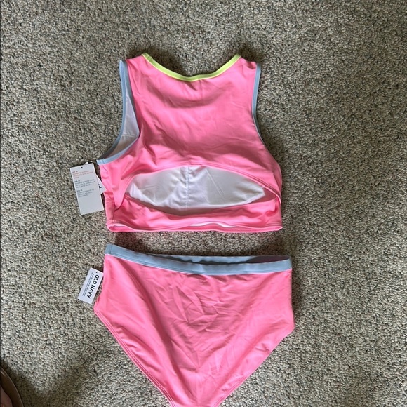 Old Navy Pink and Blue Bikini Swimwear - Picture 8 of 8